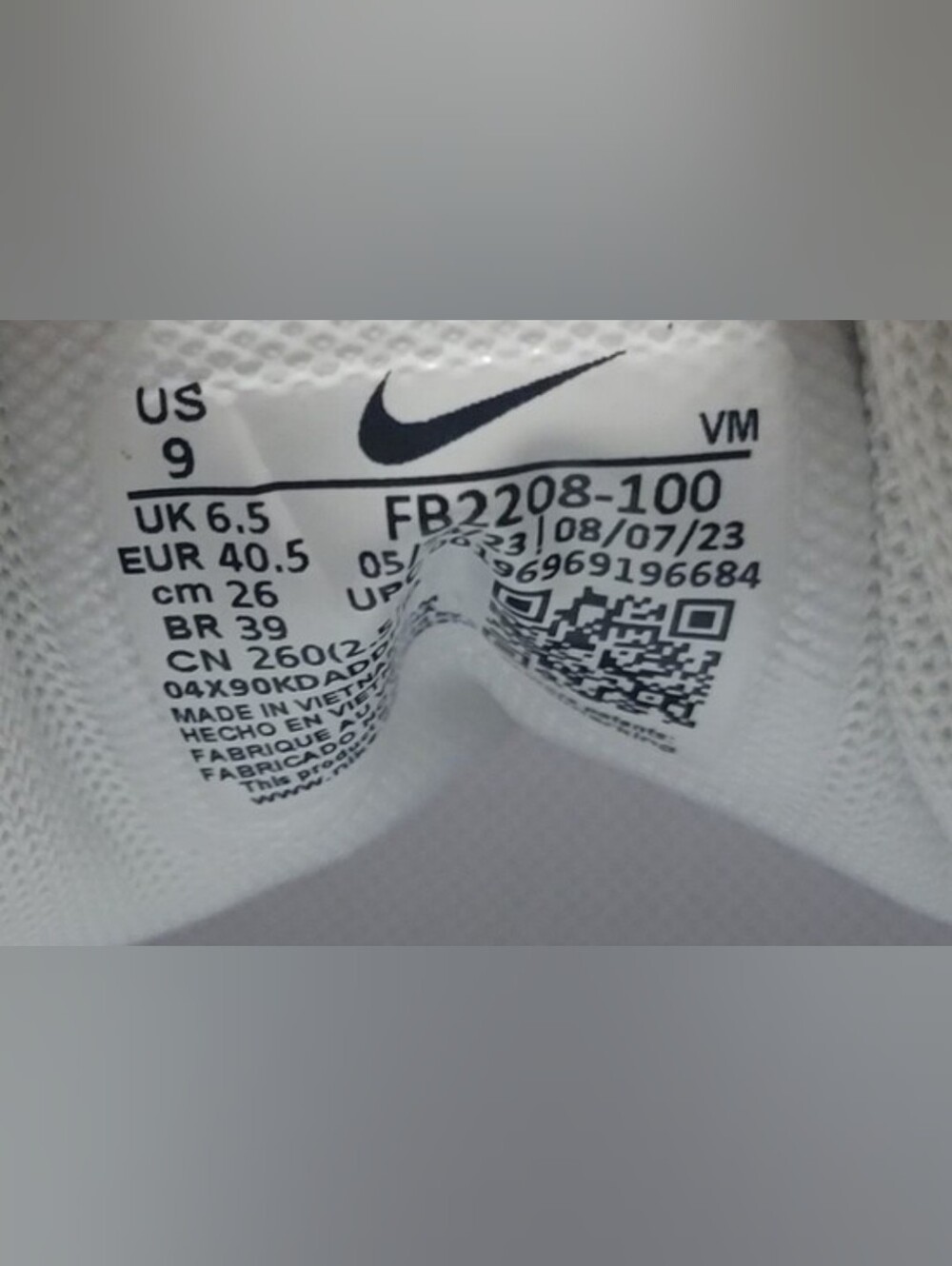 Nike White Women's Lightweight Running Sneakers Size 9 Reserve For Corrinmax - Picture 2 of 7